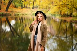 Woman during autumn season