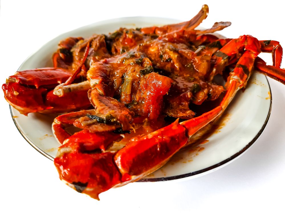 Crab with Sauce or known as Kepiting Saus Padang, one of Indonesia's traditional foods