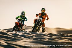 Motocross race in action on extreme terrain 5onyg0