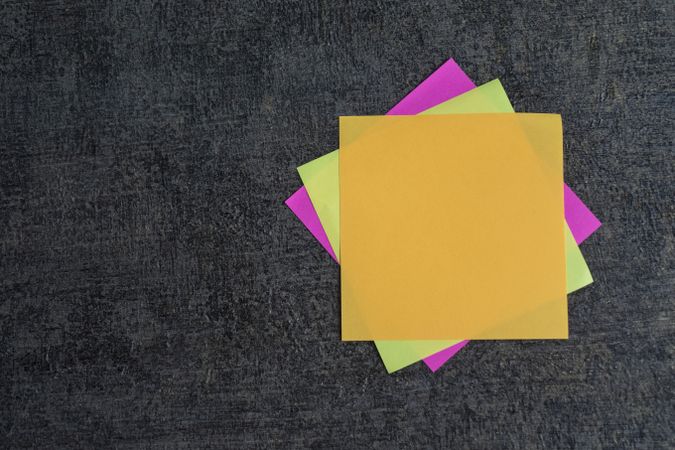 sticky notes