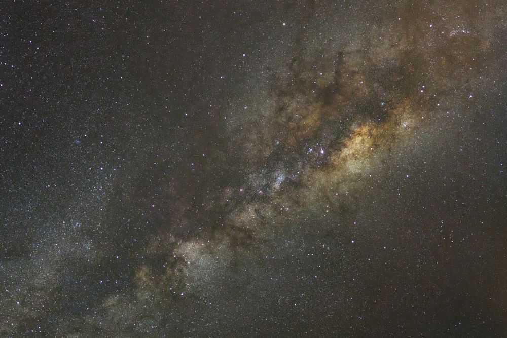 Milky way galaxy with stars and space dust in the universe
