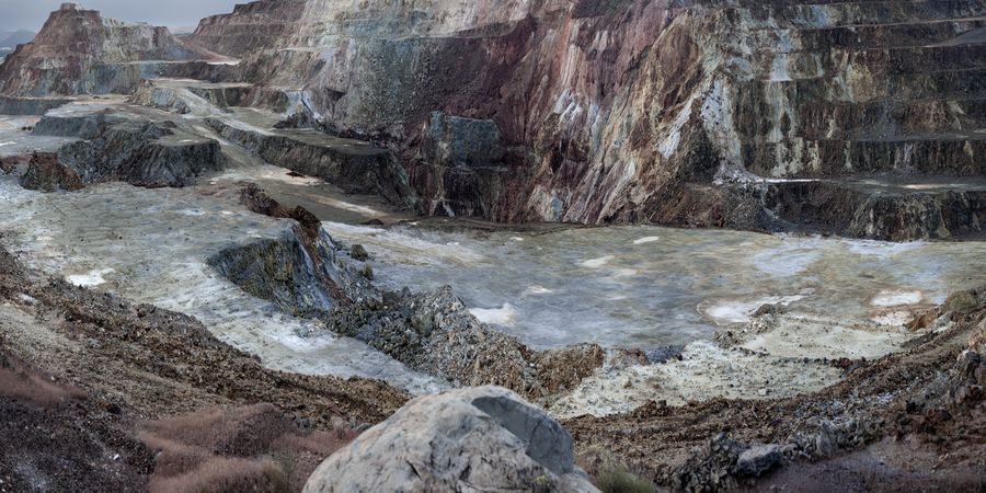 Mining terraces in Riotinto, Huelva