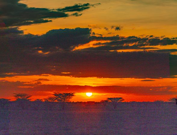Kenya East Africa Landscapes Kalokol Lodwar Town Turkana Sunset Sunrise Highway Road Field Travels