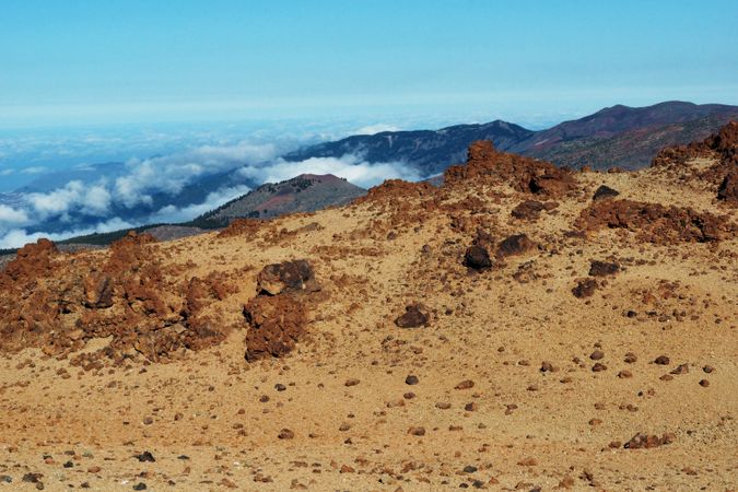 Volcano of Teide from above