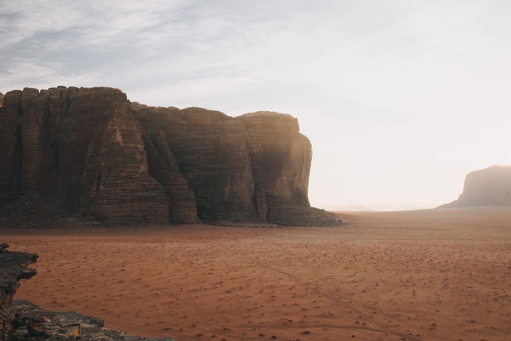 Landscape of Wadi Rum desert