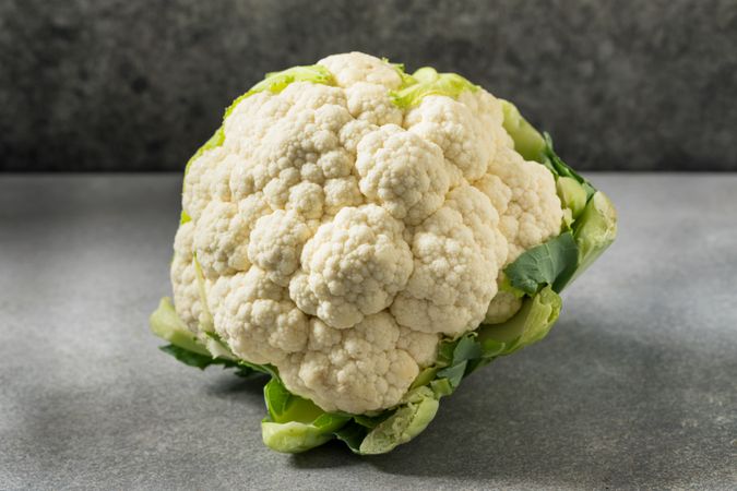 Organic Raw Cauliflower Head