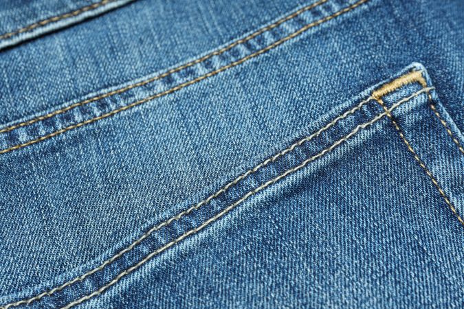 Concept of modern casual clothes - jeans, jeans trousers