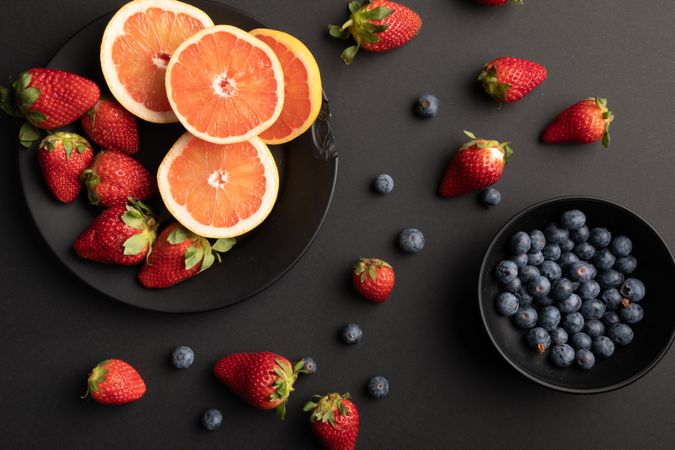 Assorted fruits for breakfast