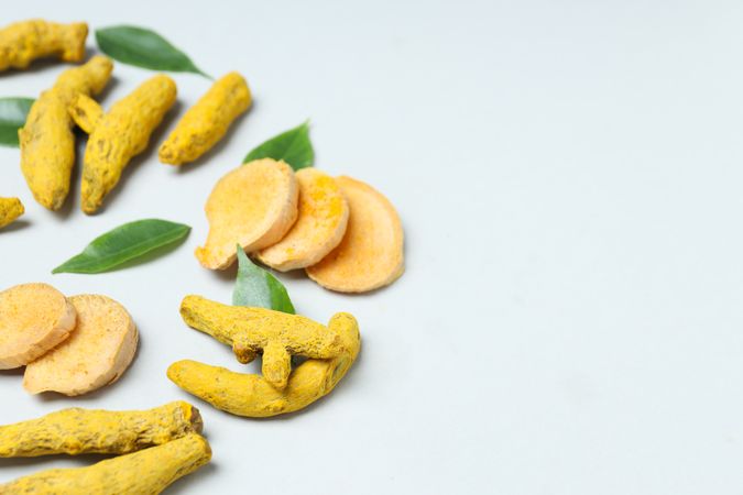 Fragrant seasoning - turmeric, one of the main ingredients in Indian curry