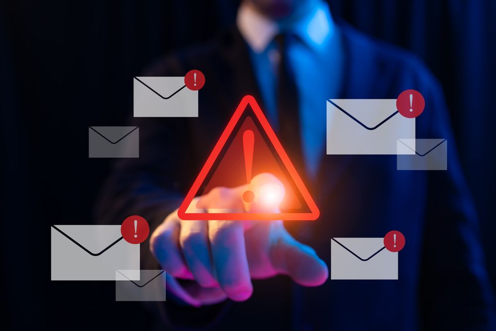 Email Security Warning Notification