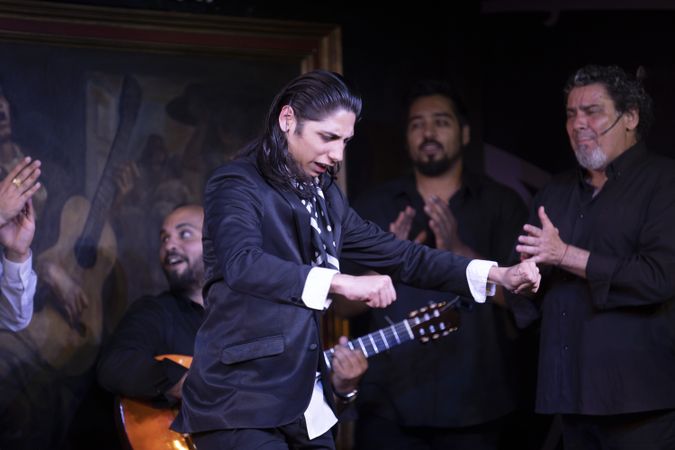 Flamenco performance on stage