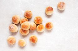 Freshly baked bread rolls
