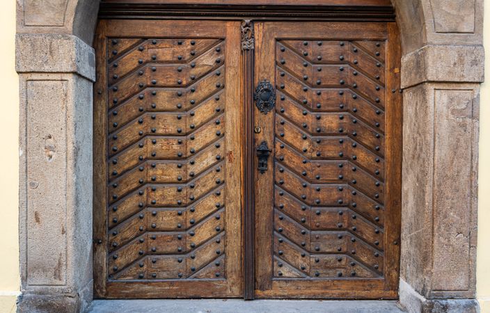 Decooration of the building in Old Prague