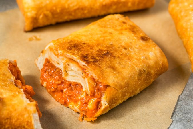 Chicago Style Pizza Puff Pocket
