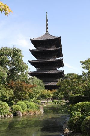 Toji temple in Kyoto, Japan during daytime