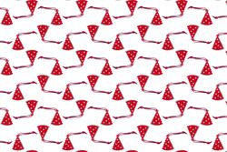 Rows of Christmas present tags