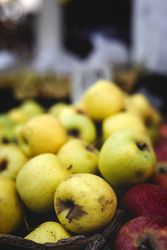street market of assortment of fresh fruits and vegetables