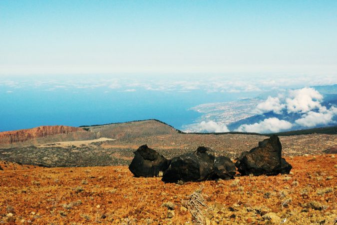 Volcano of Teide from above