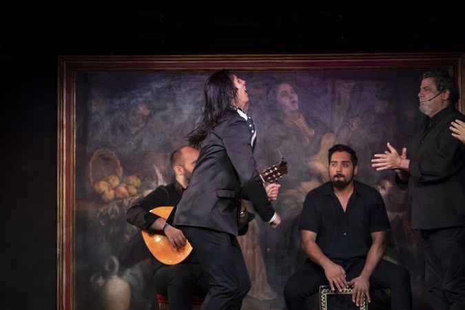 Flamenco performance on stage