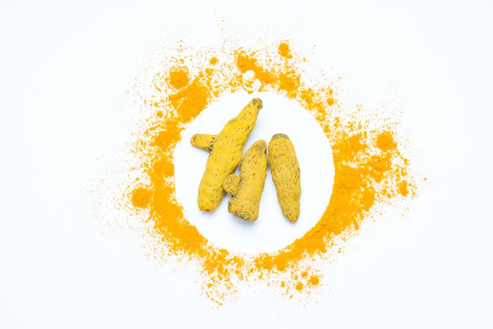 Fragrant seasoning - turmeric, one of the main ingredients in Indian curry