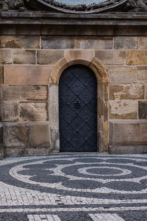Decoration of the building in Old Prague