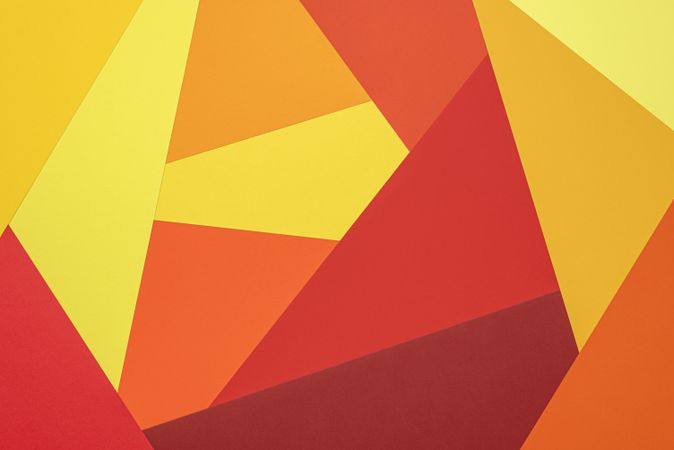 Abstract image background with red and yellow paper sheets