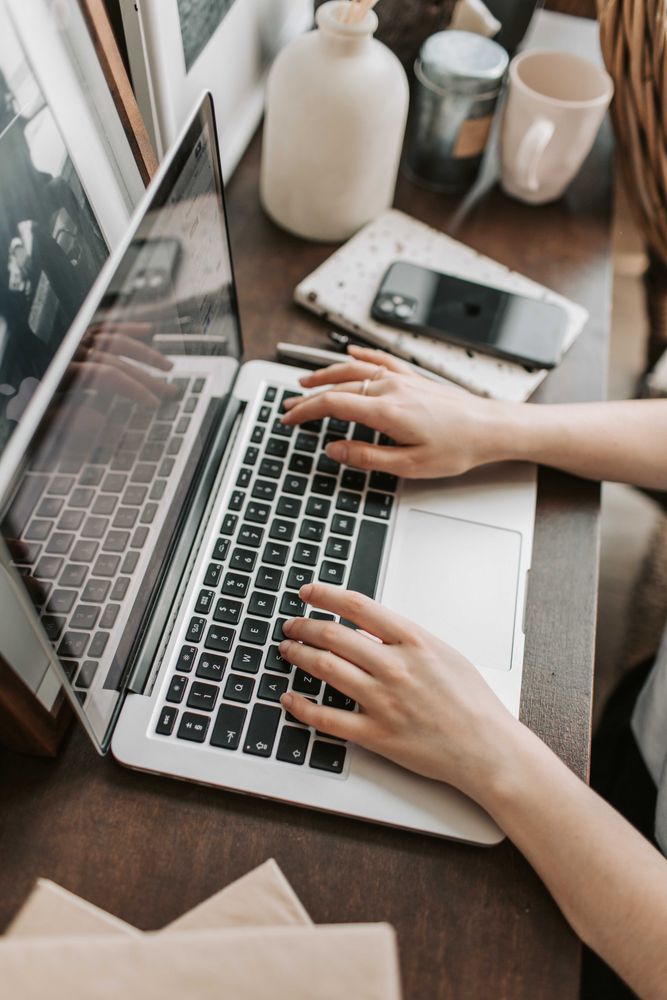 Person using computer