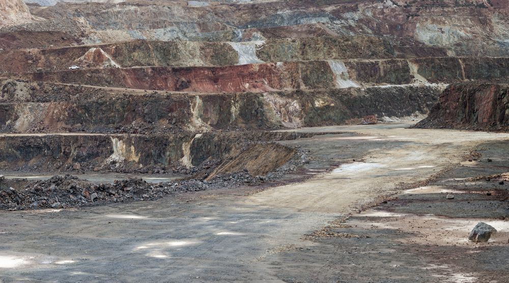 Mining terraces in Riotinto, Huelva