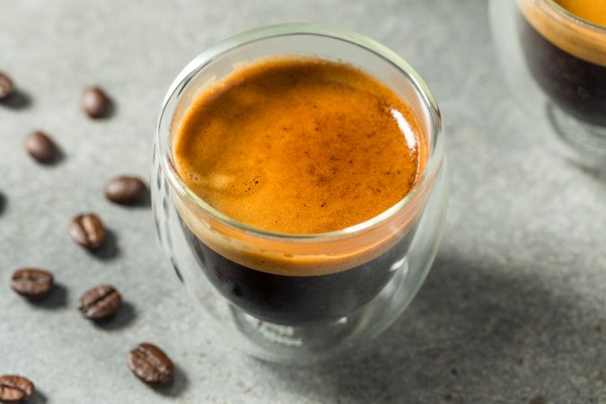 Hot Refreshing Espresso Coffee