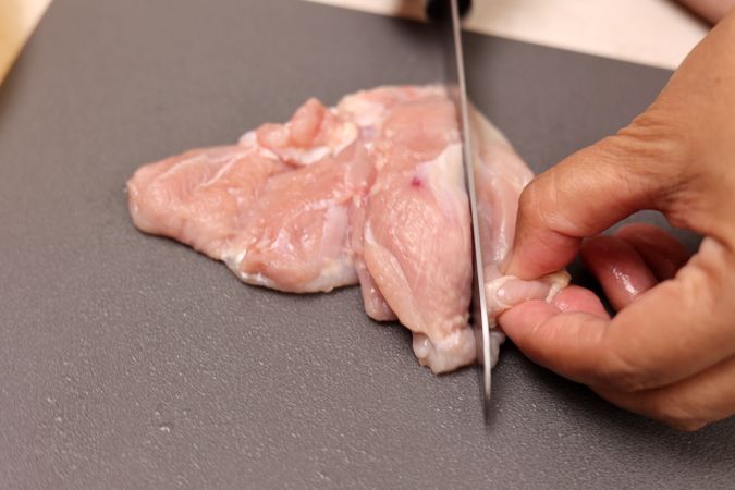 Female Hand Cut Chicken Fillet