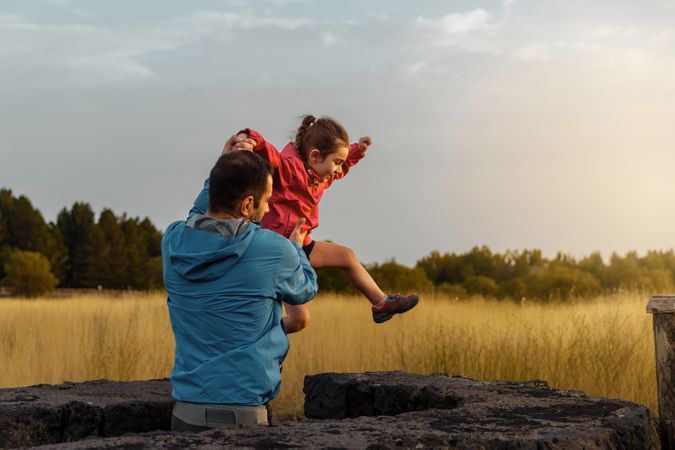 Sunset Leap - Family Fun Outdoors