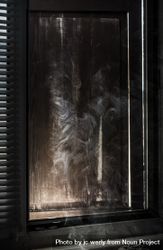Smoke near a window frame 493vE0