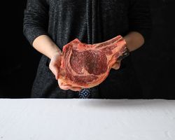 Big piece of fresh meat on bone