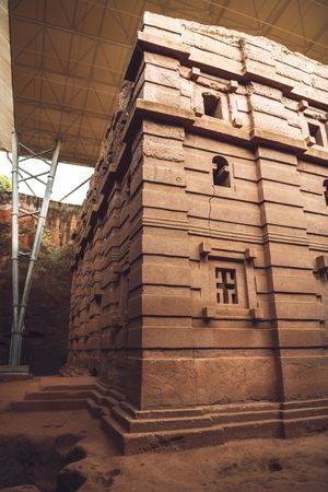 One of the Rock-hewn churches in Lalibela, Ethiopia