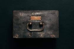 Closed vintage box