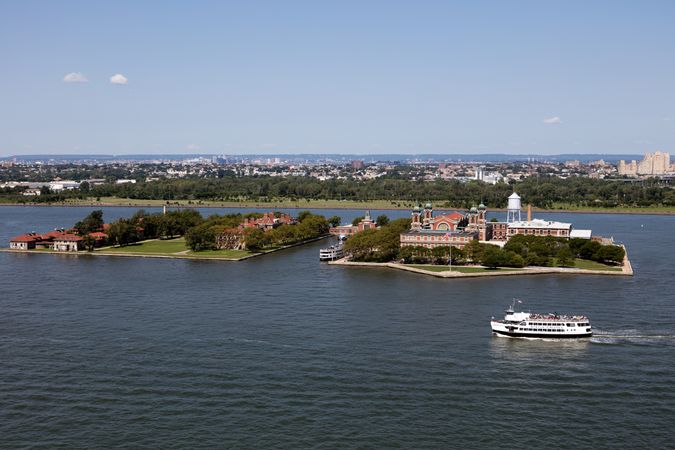 Ellis Island, in Upper New York Bay, New Jersey
