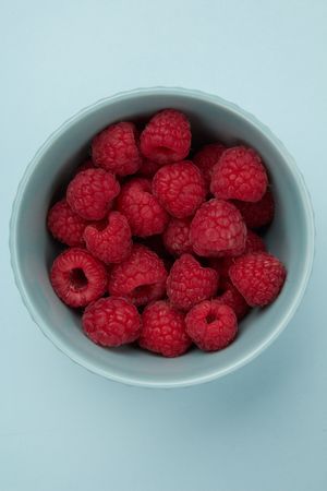 Macro Shot Of Juicy Raspberry