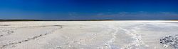 Snow covered plain on United Kingdom