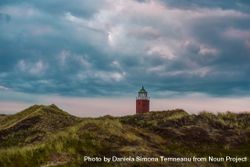 Lighthouse in early evening on Sylt island, in North Sea, Germany 4B3m3b
