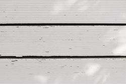 Vintage wooden table background in sunlight