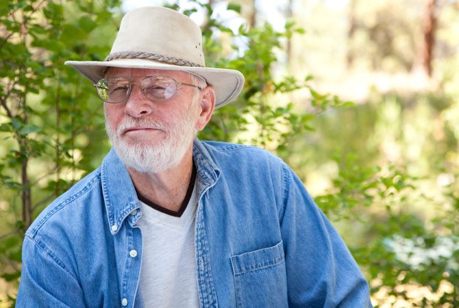 Handsome Older Man Portrait