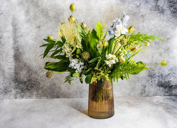 Summer flower composition in vase