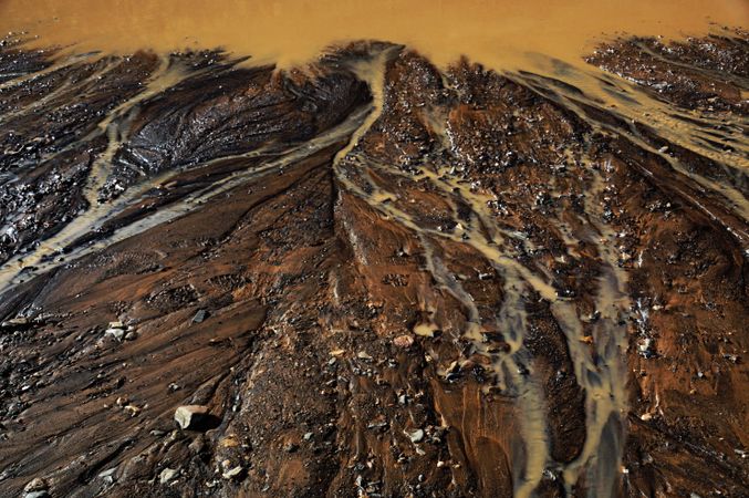 Natural soil and water background