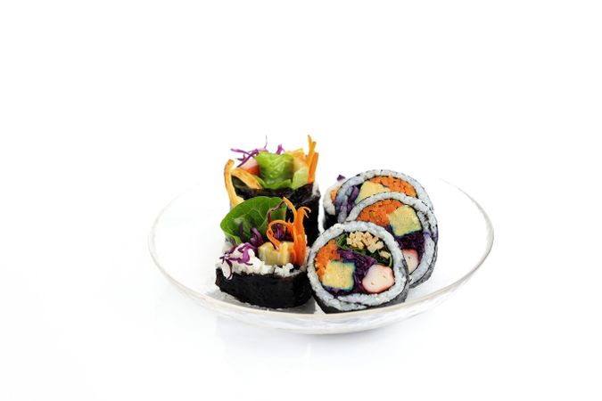 Korean Gimbap or Kimbab, Rice Roll
