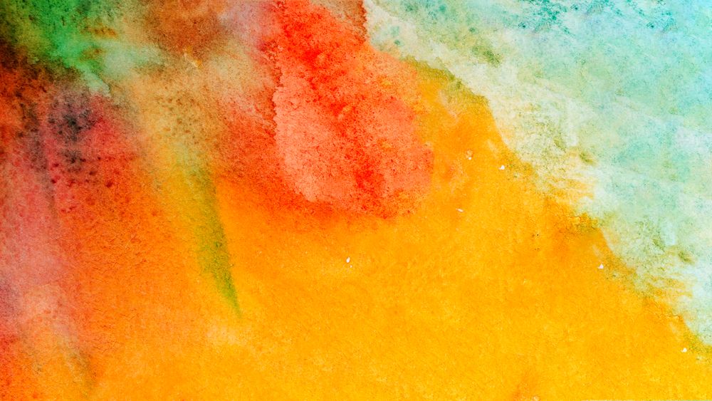 Abstract vibrant grunge watercolor background