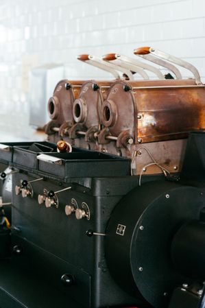 Vintage industrial espresso coffee maker