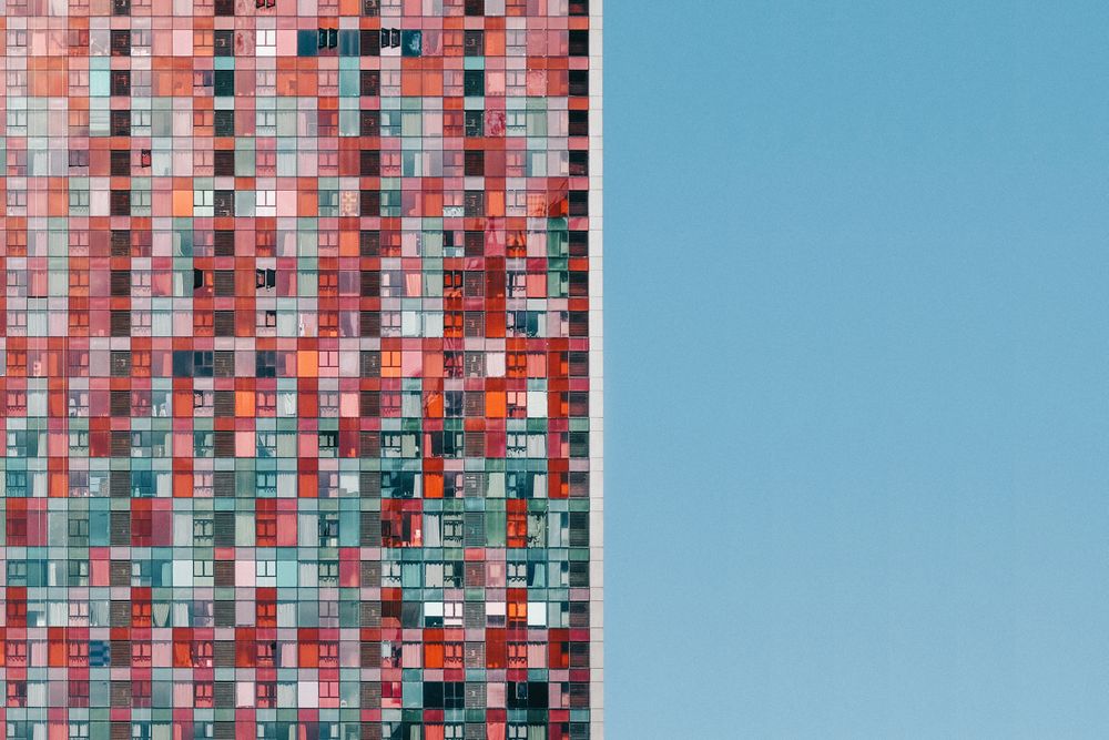 Colorful office block