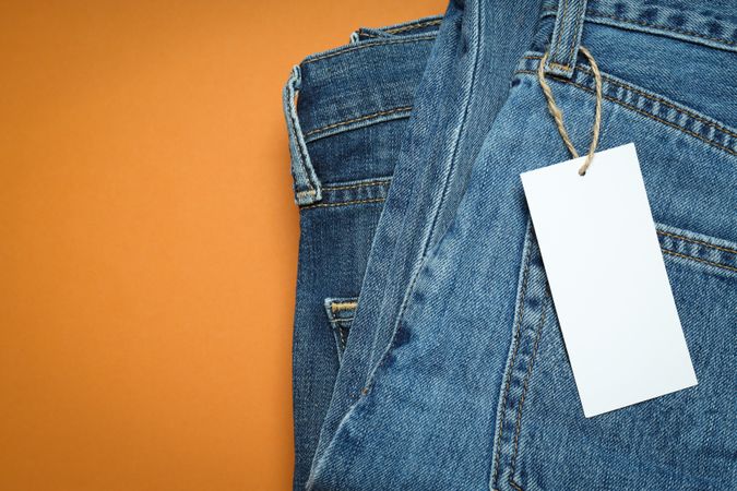 Concept of jeans, casual clothes concept, jeans as daily wear