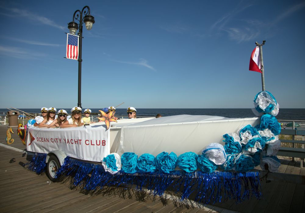 The 108th Annual Ocean City Baby Parade along the boardwalk in Ocean City, New Jersey