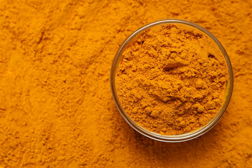 Fragrant seasoning - turmeric, one of the main ingredients in Indian curry